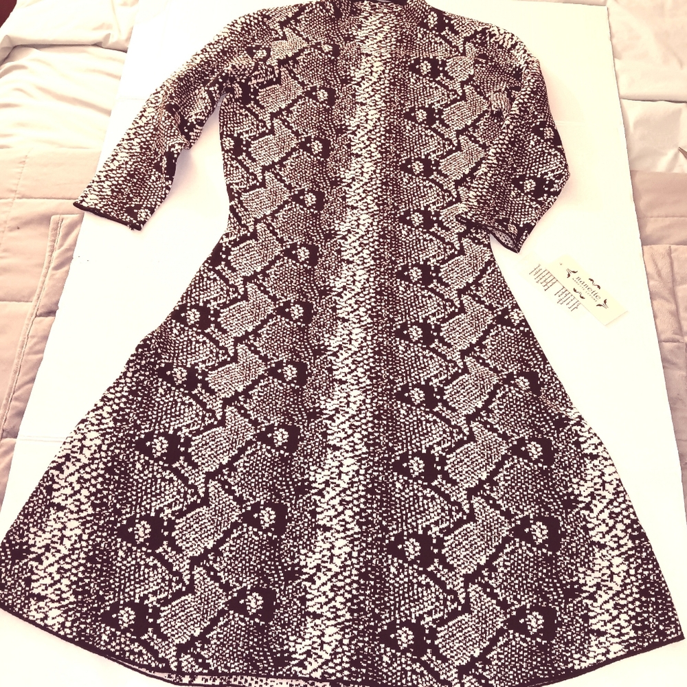 Nanette Lepore stretch knit snake print dress - sz Sm